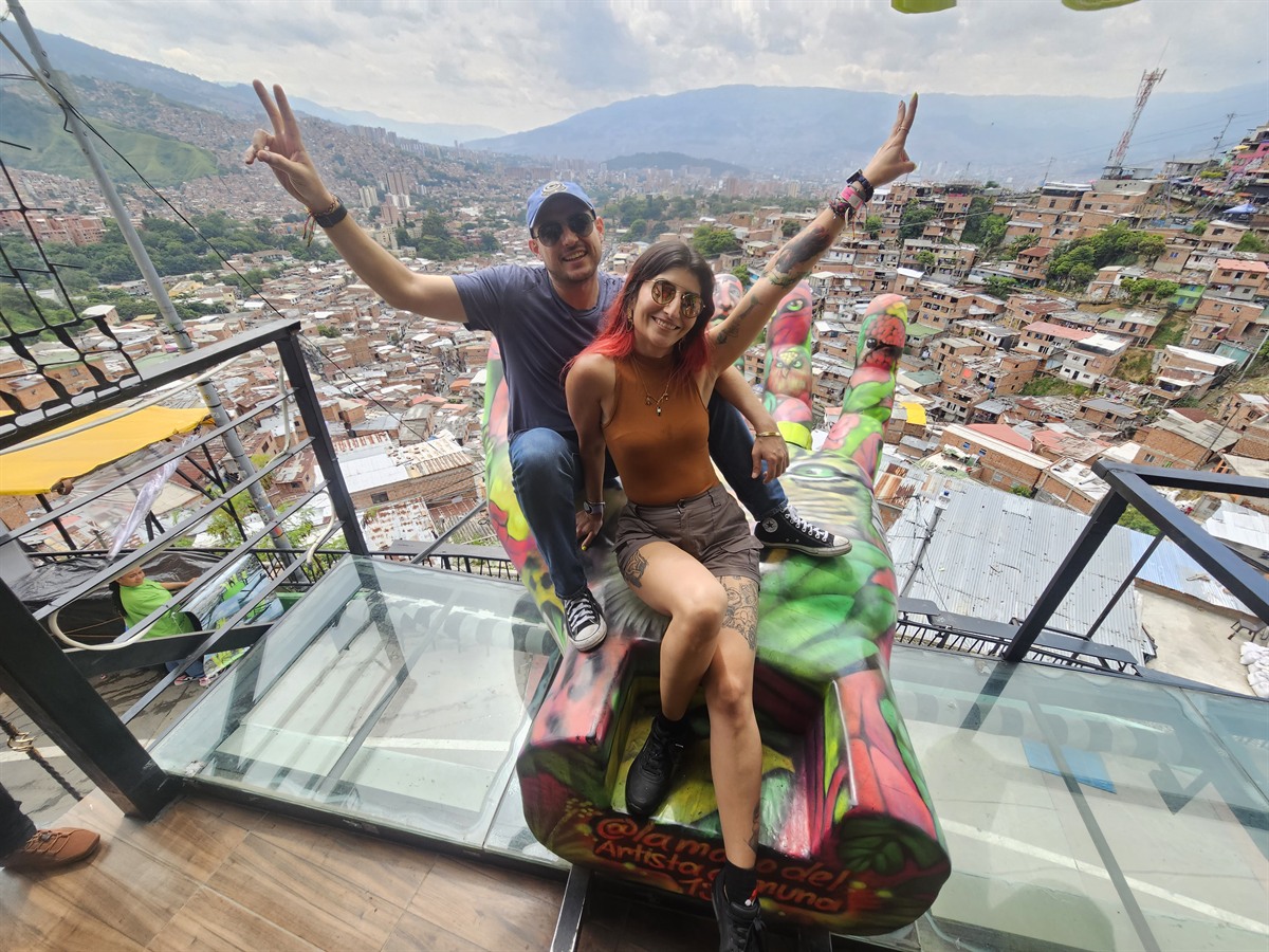 Paisaje de Colombia con Ilse